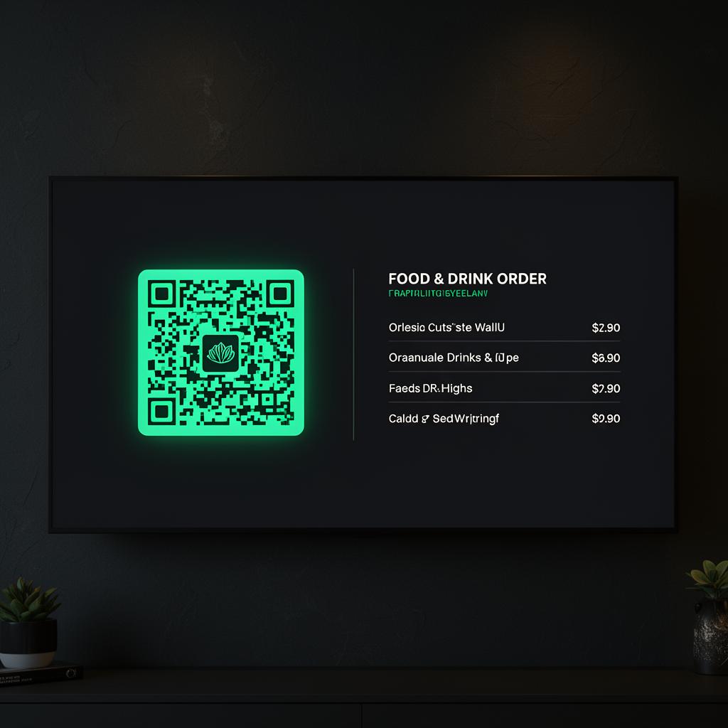 Take bookings and payments online shown on a venue screen